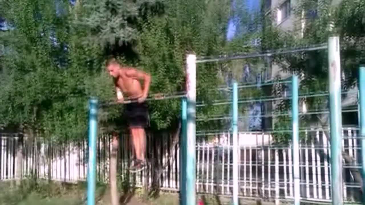 Стойка на ръце на лост   fail