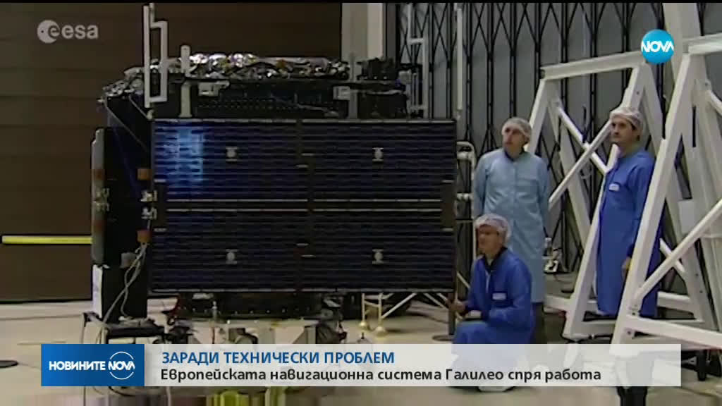 Европейската спътникова система „Галилео” спря