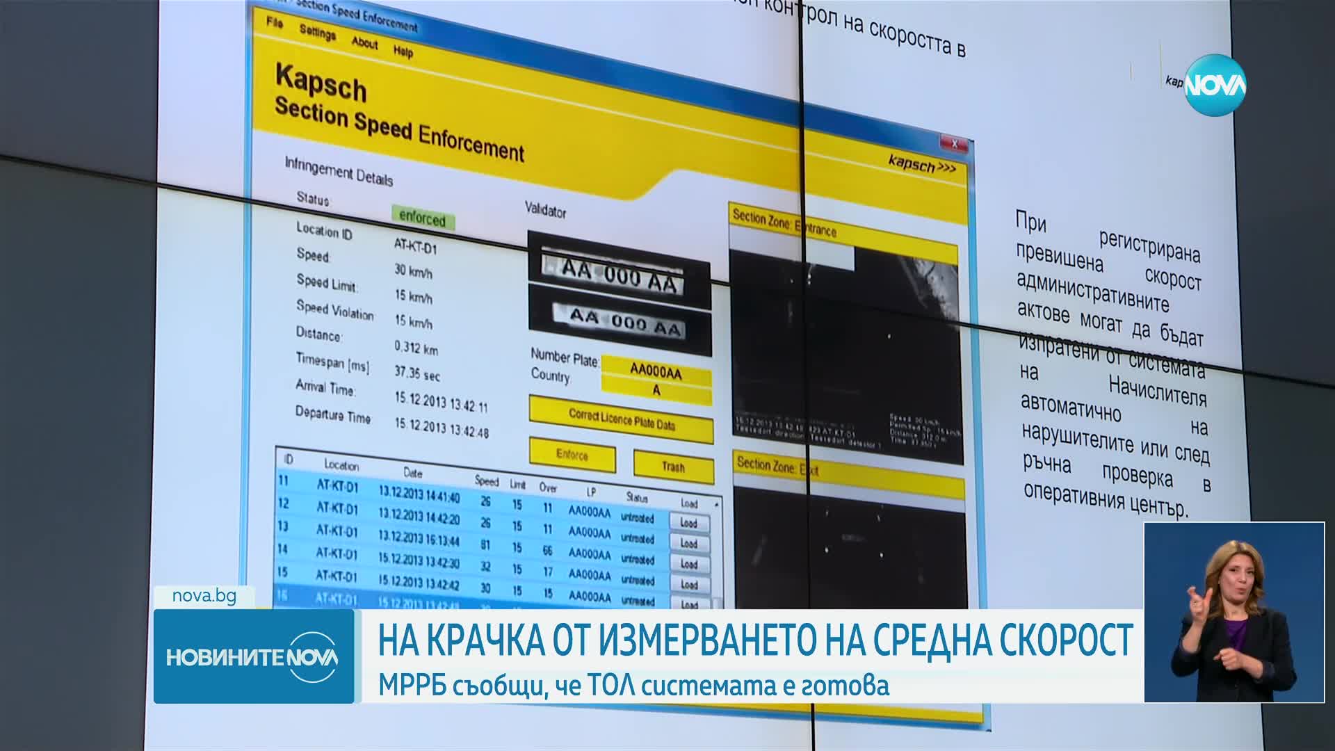 Тол системата засече кола с 203 км/ч средна скорост на Северната тангента на София