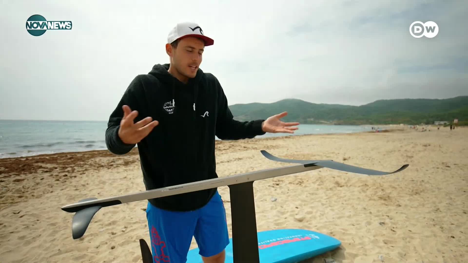 Хидрофойлинг – спортът, в който летиш над водатаЕвромакс_воден_спорт.mp4
