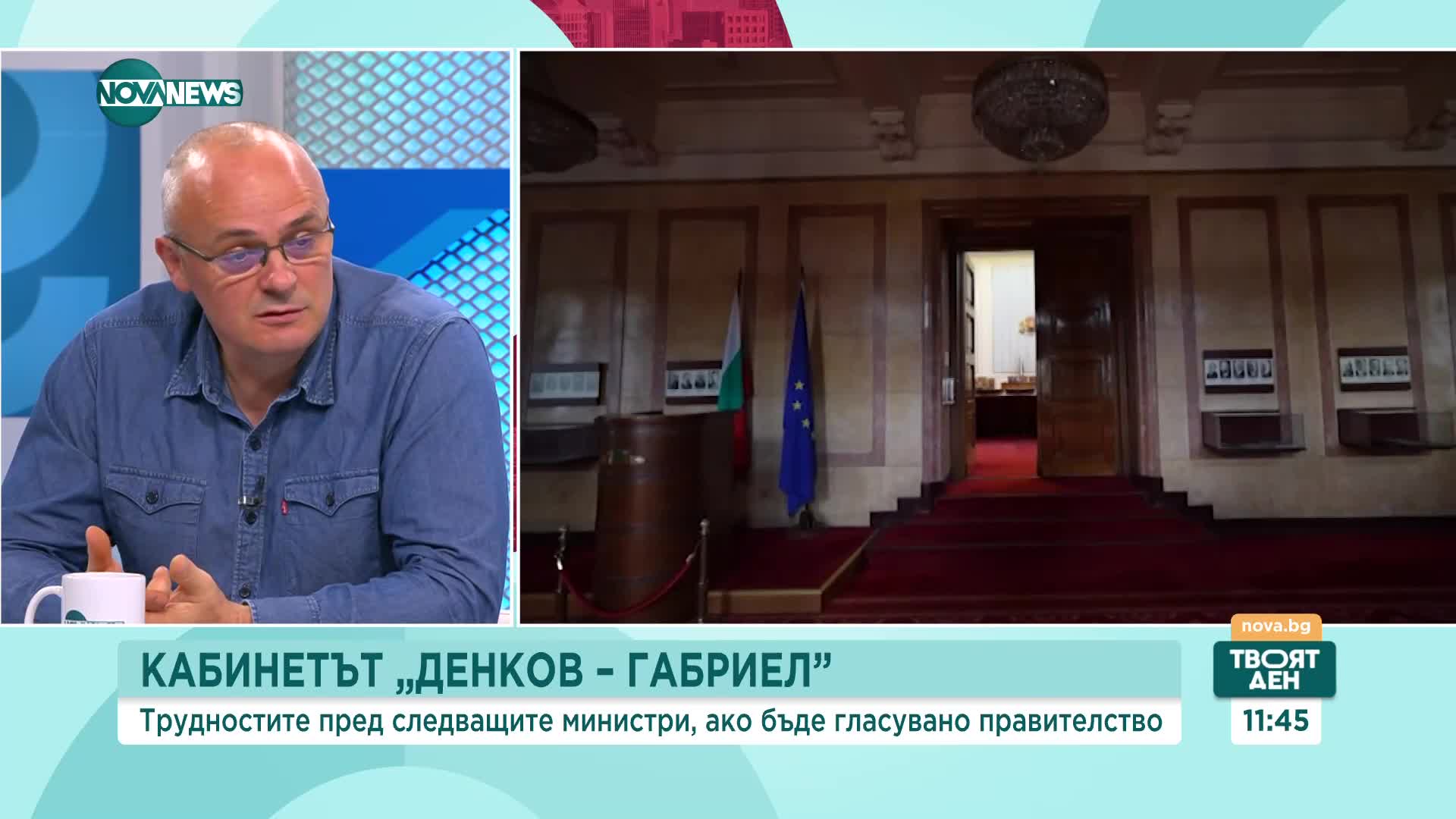 Първите стъпки пред кабинета "Денков - Габриел"