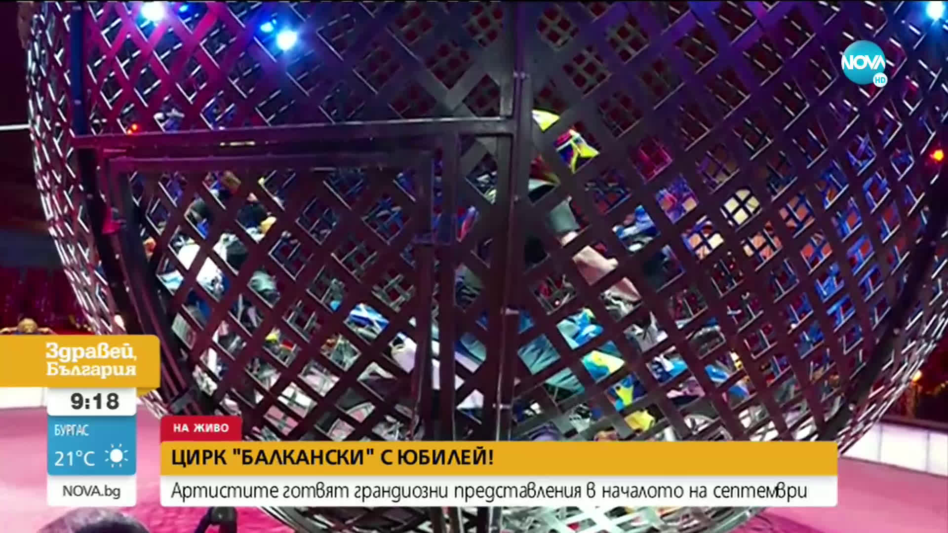 Цирк "Балкански" отбелязва няколко юбилея с богата програма