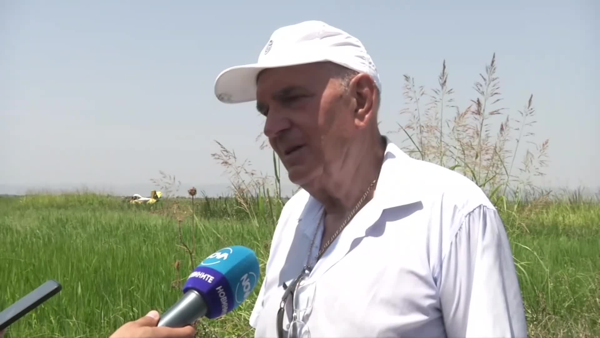 Селскостопански самолет падна край Раднево, пилотът загина
