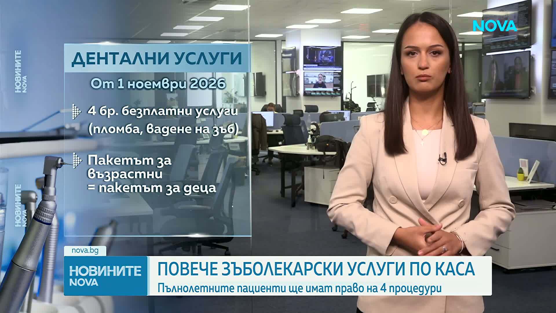 Повече дентални дейности по НЗОК: Какво се променя за пациентите от 1 ноември