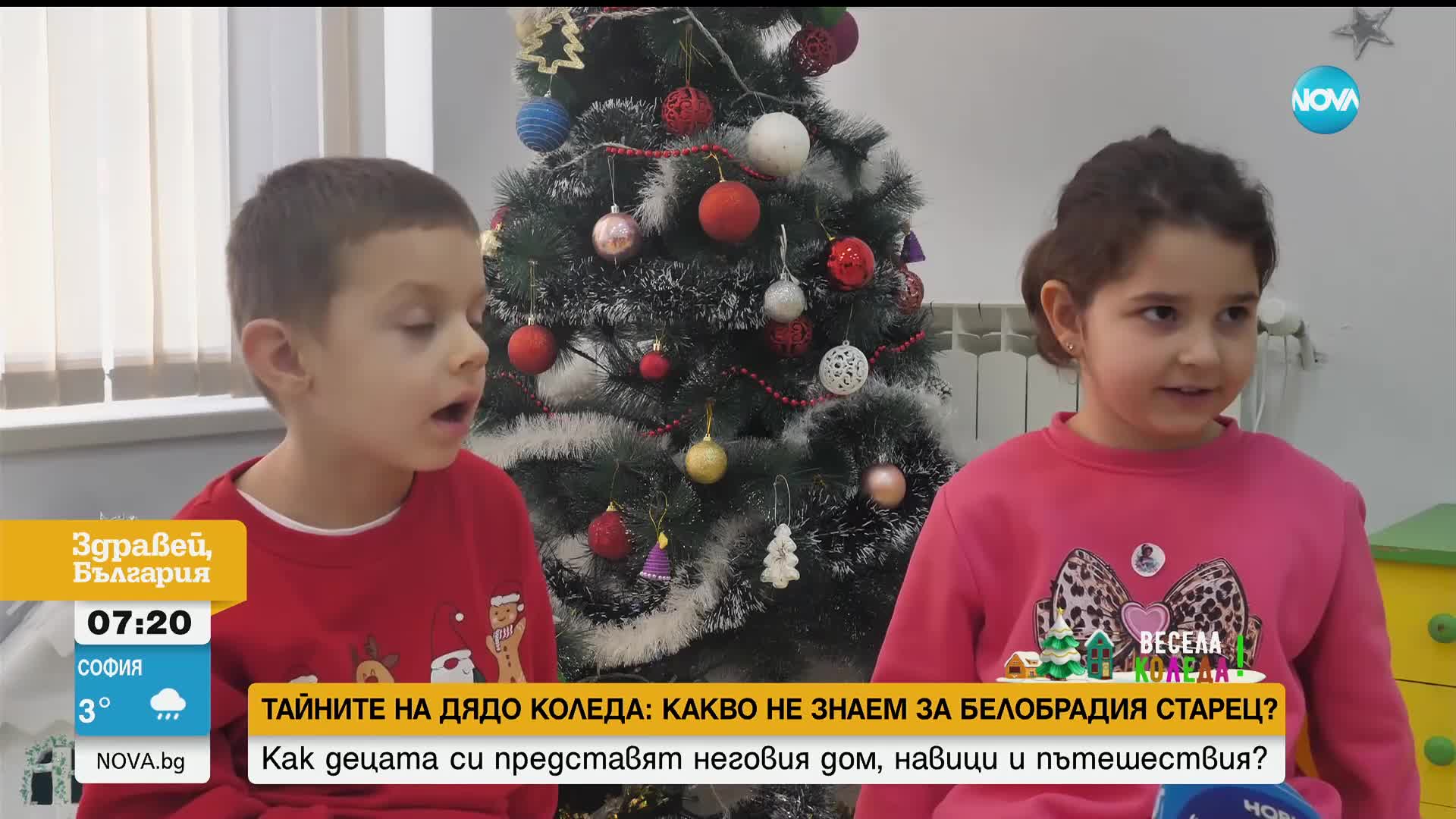 Загадъчният свят на Дядо Коледа през детските очи (ВИДЕО)