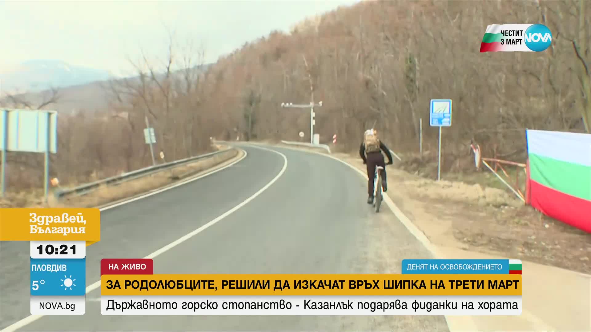 Държавното горско стопанство в Казанлък подарява фиданки на изкачилите връх Свети Никола на 3 март
