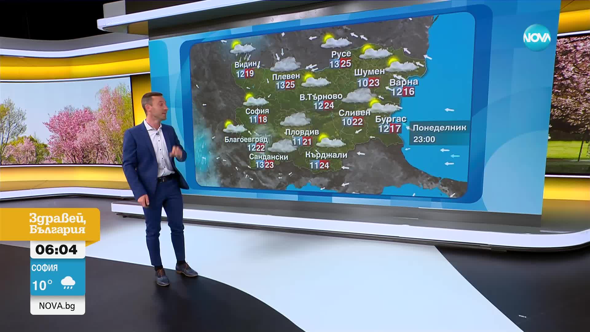 Прогноза за времето (15.05.2023 - сутрешна)