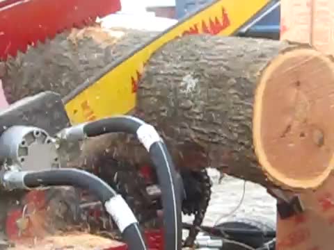 Бърз и качествен начин за рязане и цепене на дърва...