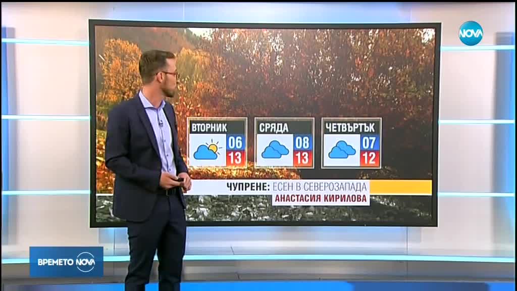Прогноза за времето (06.11.2018 - обедна емисия)