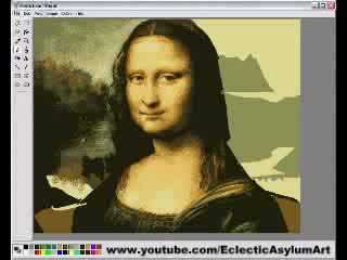Как Се Рисува Мона Лиза На Ms Paint