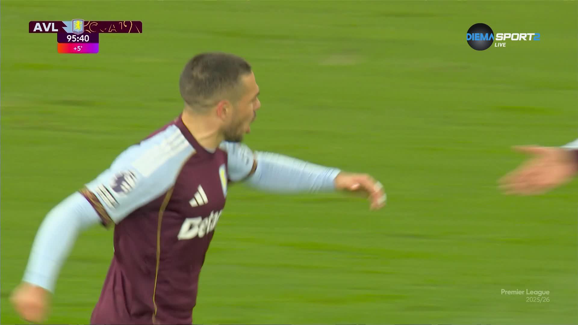 Goal by Aston Villa