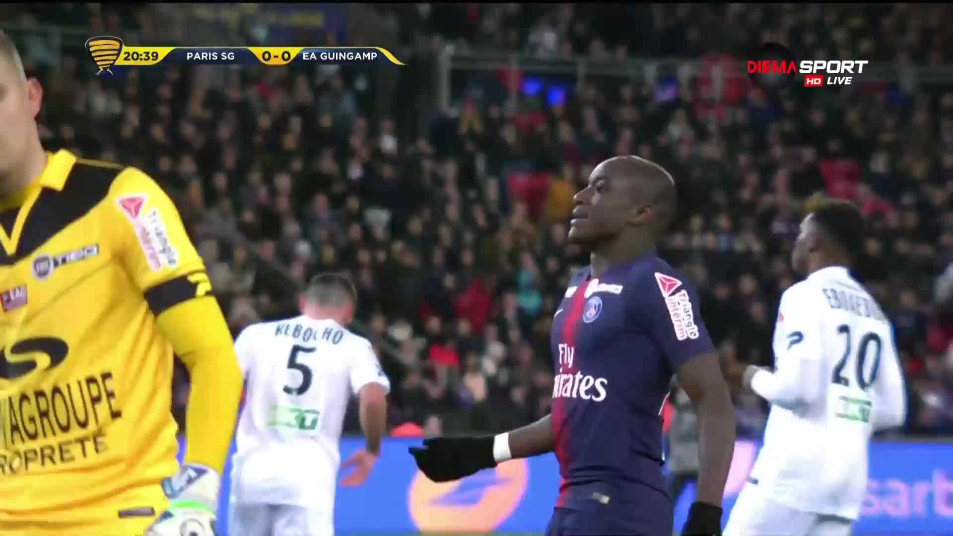 ПСЖ - Гингам 0:0 /първо полувреме/