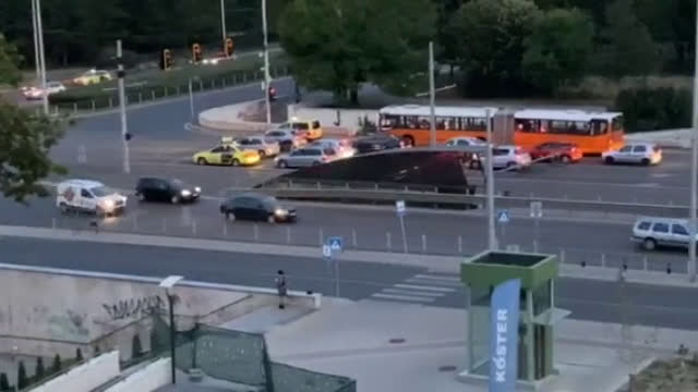 Инцидент с тролей на бул. "България"