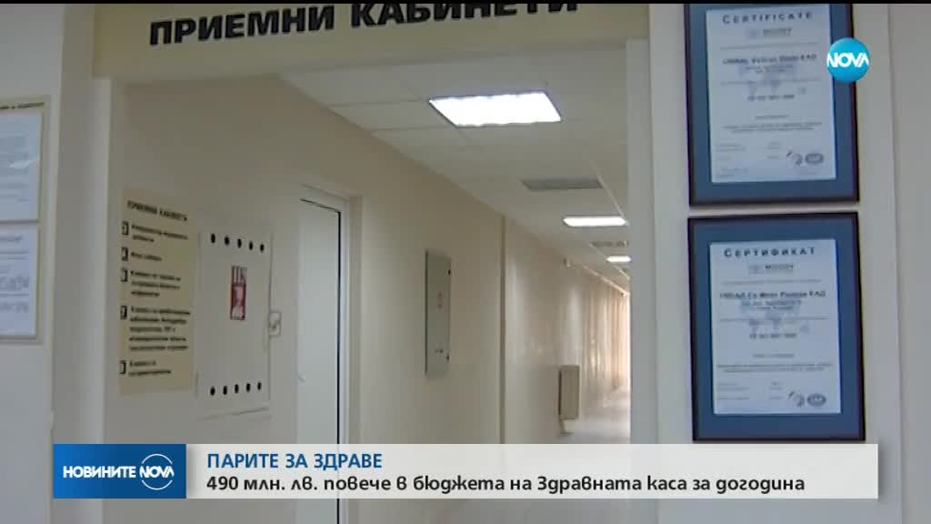 Държавата отпуска 490 млн. лева повече за здраве през 2019 г.