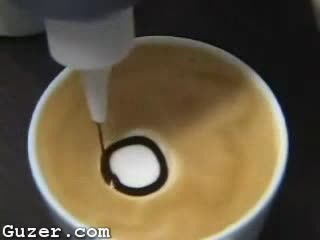 Уникално Рисуване Върху Кафе