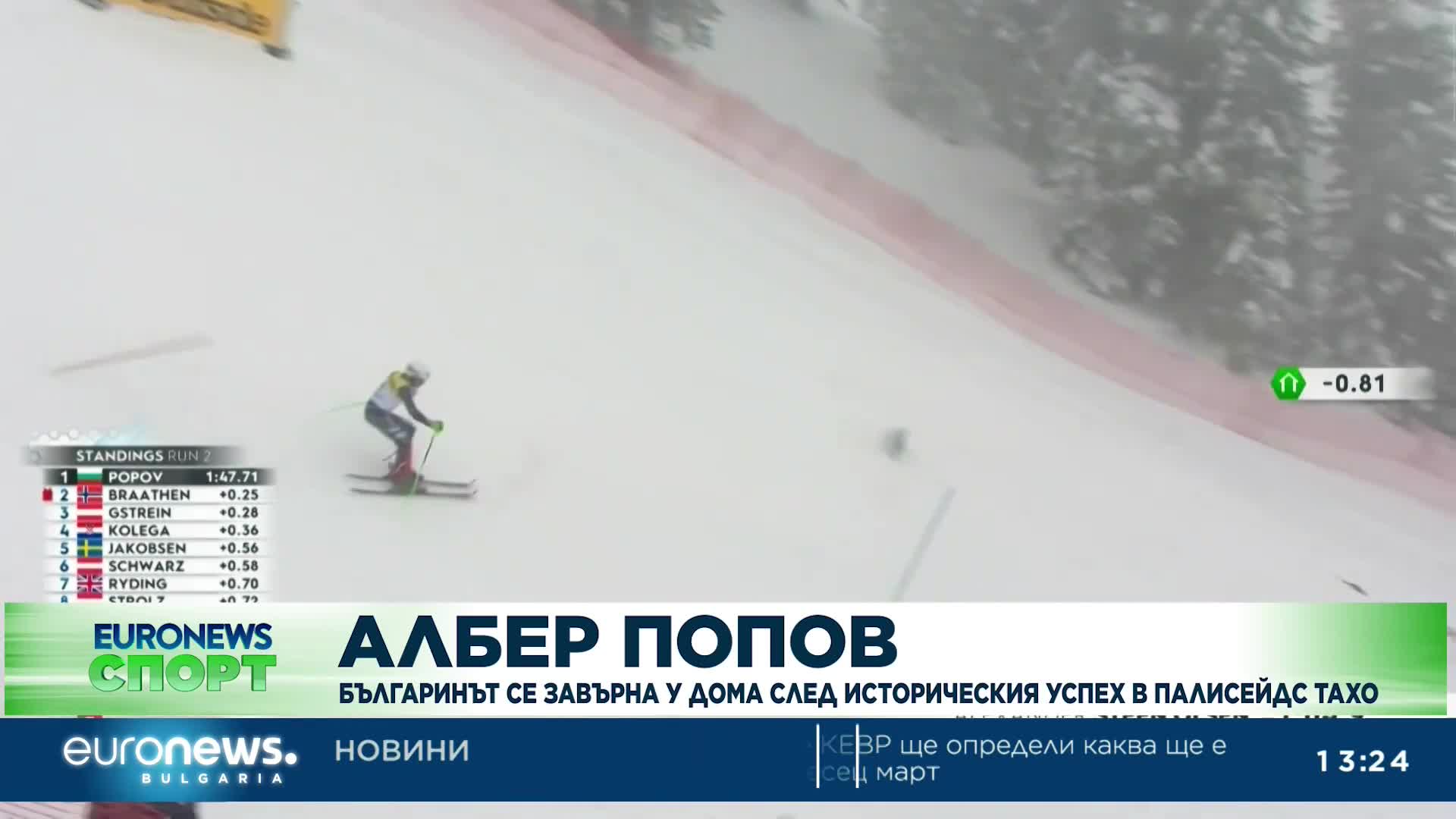 Спортни новини, 01.03.2023 - обедна емисия