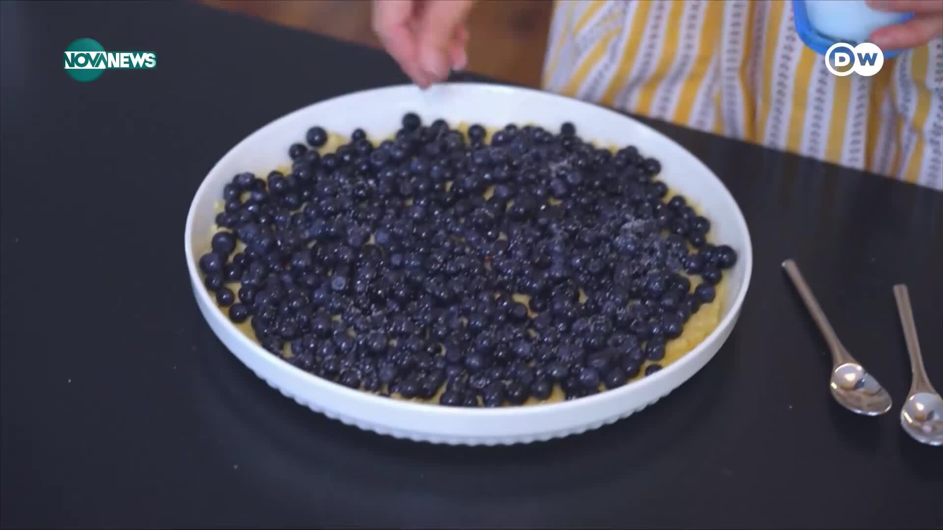 Как се прави пай с боровинки по финландски