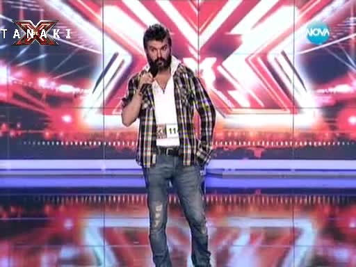 Светльо от Музикална академия Ку-ку бенд в X - factor България 16.09.11