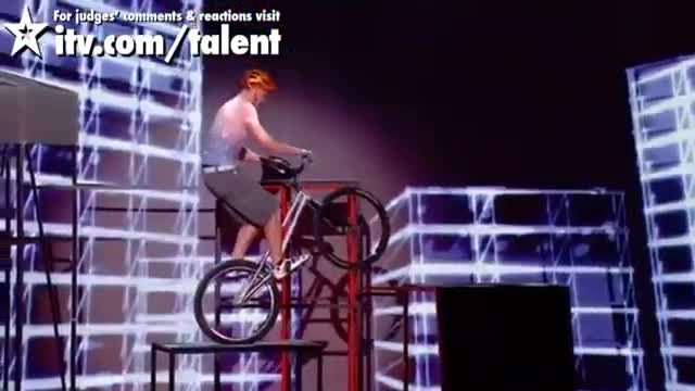 Великобретания търси талант !! Неземни умнения с колело !!