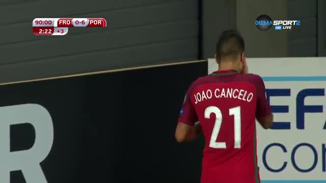 Кансело оформи крайното 6:0 за Португалия