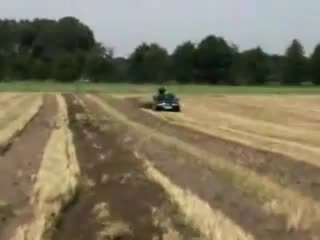 [смях] метод да изорете вашата нива с Ауди ;д