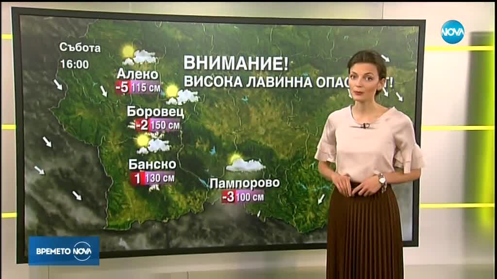 Прогноза за времето (12.01.2018 - сутрешна)