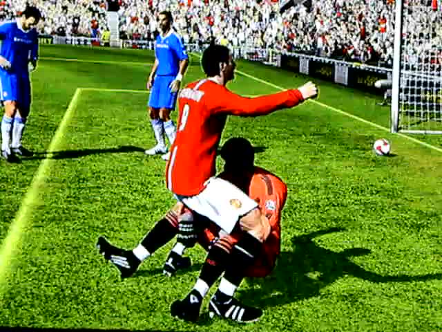 Как реагира Димитър Бербатов след гола си срещу Челси(смях) - Fifa 09
