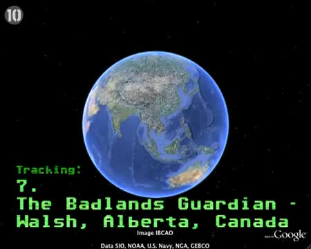 10-те Най-странни Открития в Google Earth...
