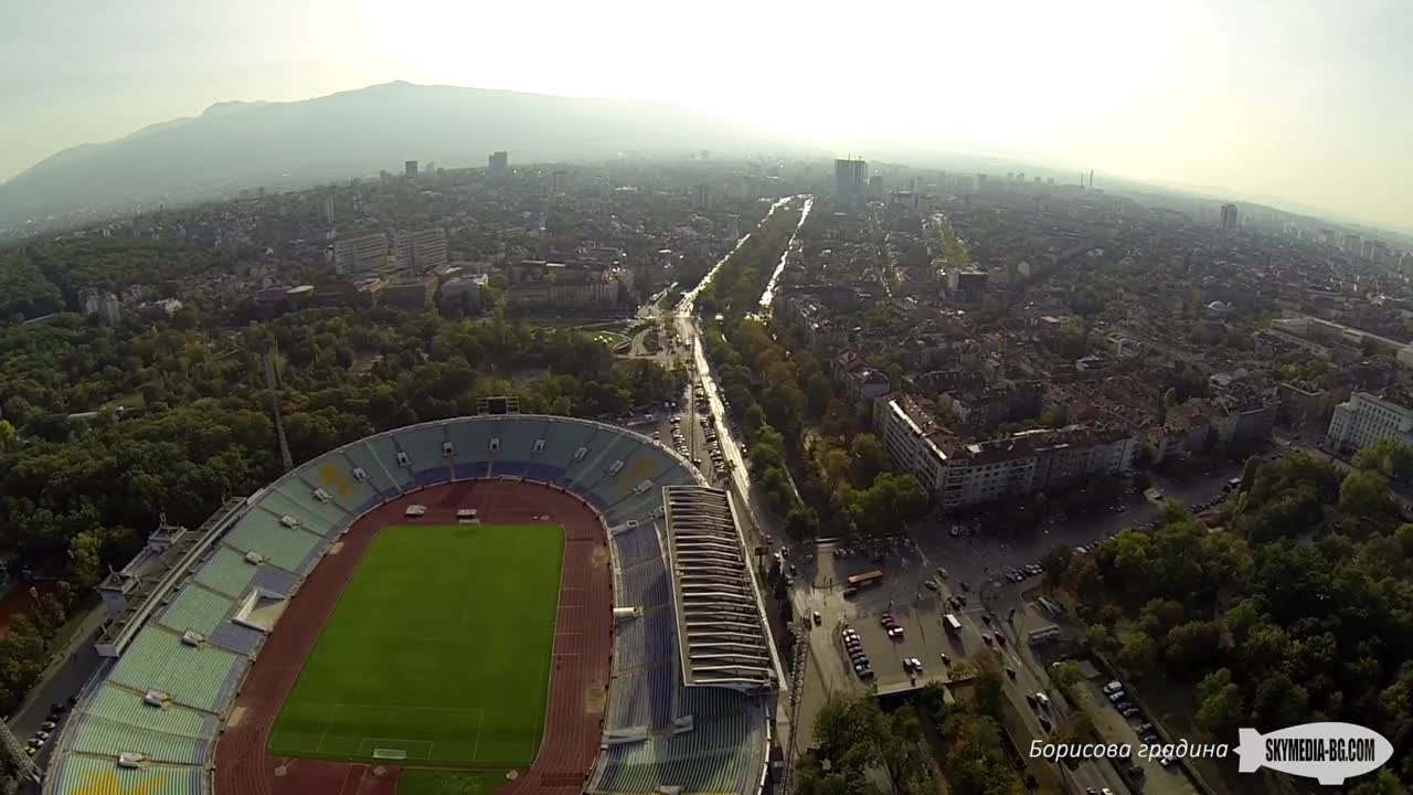 Красотата на София от високо