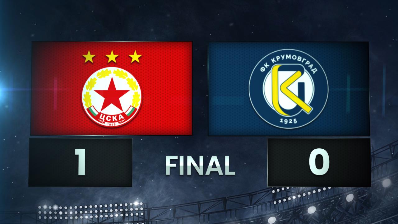 ЦСКА - Крумовград 1:0 /разширен репортаж/