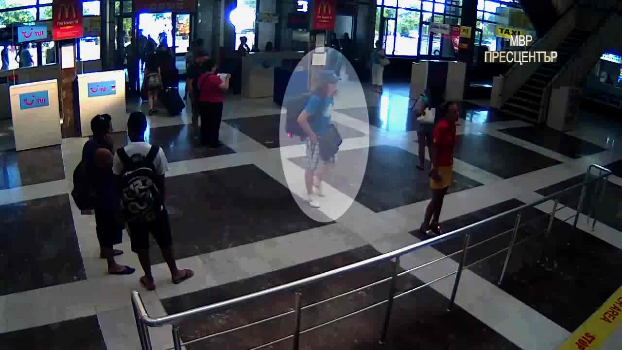 Видео на предполагаемия атентатор