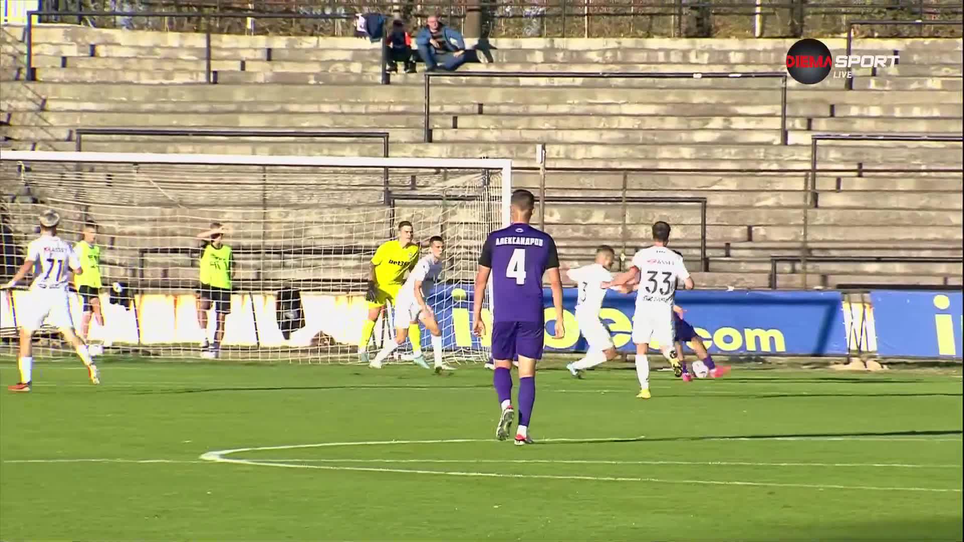 Славия - Етър 1:0 /първо полувреме/
