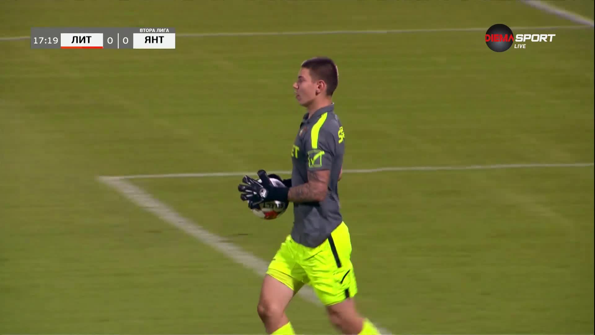 Литекс - Янтра Габрово 0:0 /първо полувреме/