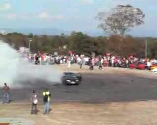 Opel Omega B Burnout