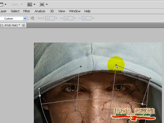 Photoshop Обработка на кожа и зловещ ефект 