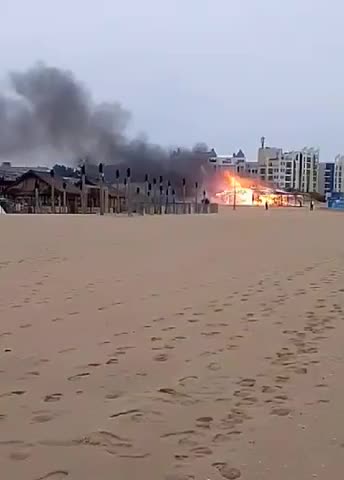 Пожар избухна в Слънчев бряг