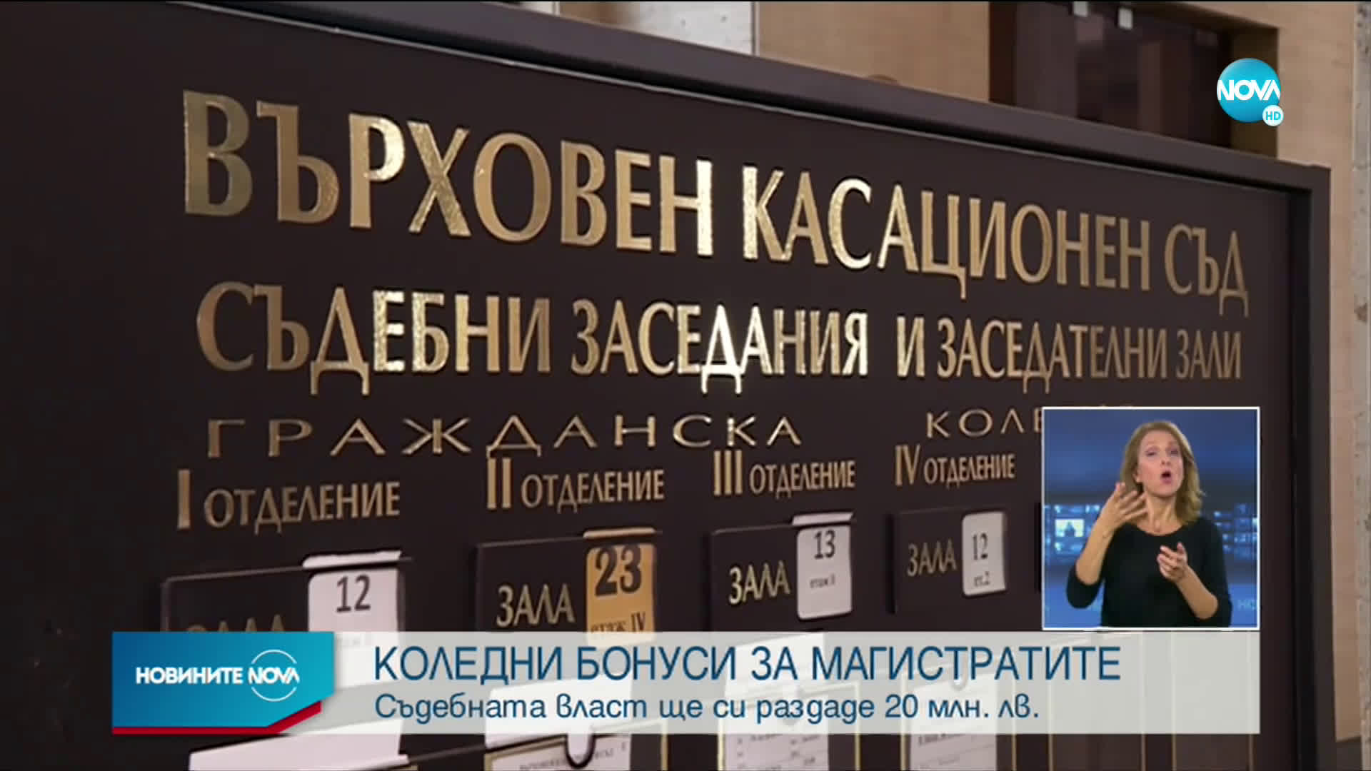 Съдебната власт ще си раздаде 20 млн. лв. коледни бонуси