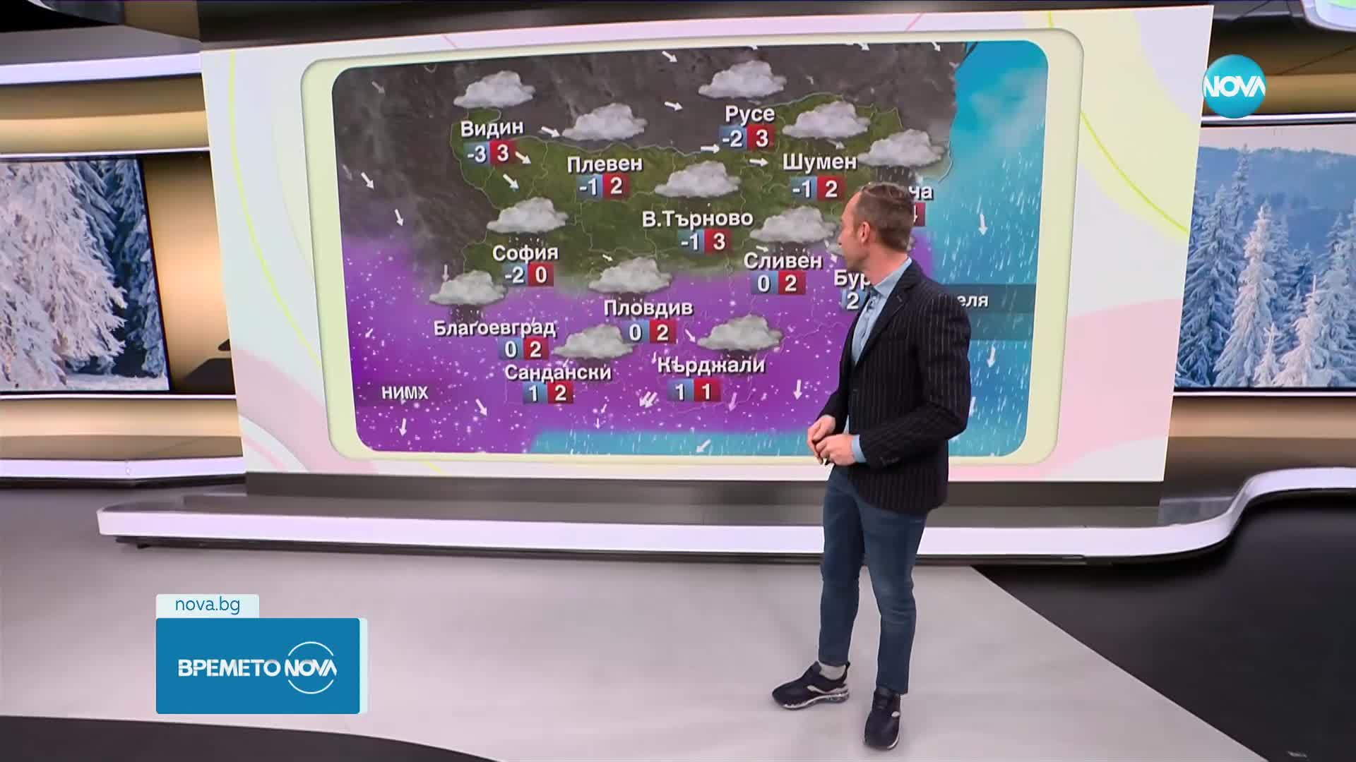 Прогноза за времето (12.01.2025 - сутрешна)