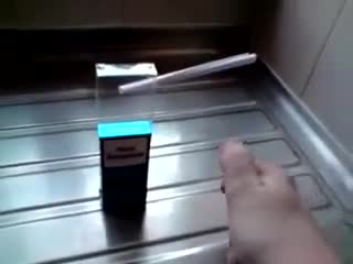 Готин трик с кутия от цигари