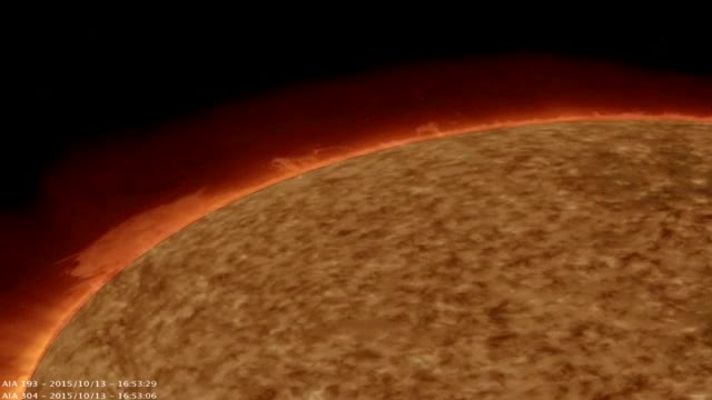 НАСА засне мощно изригване на Слънцето (ВИДЕО)
