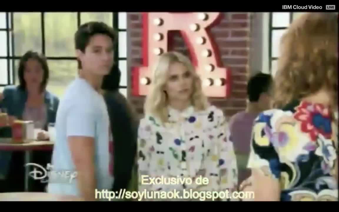 Soy Luna 2 - Амбър, Хасмин и Симон разговарят - епизод 65 + Превод