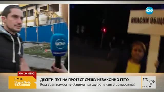 Десети път на протест срещу незаконно гето