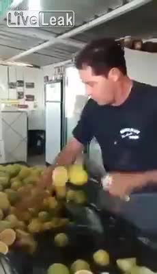 Бързо рязане на лимони