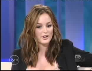 Leighton Meester On The Tyra Banks Show