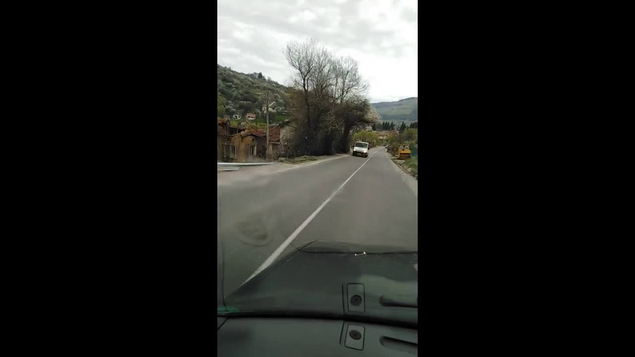Новият ремонт на пътя в с. Гинци!