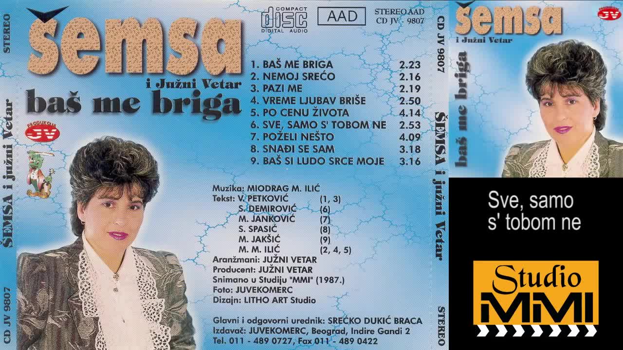 Semsa Suljakovic i Juzni Vetar - Sve, samo s tobom ne - Prevod