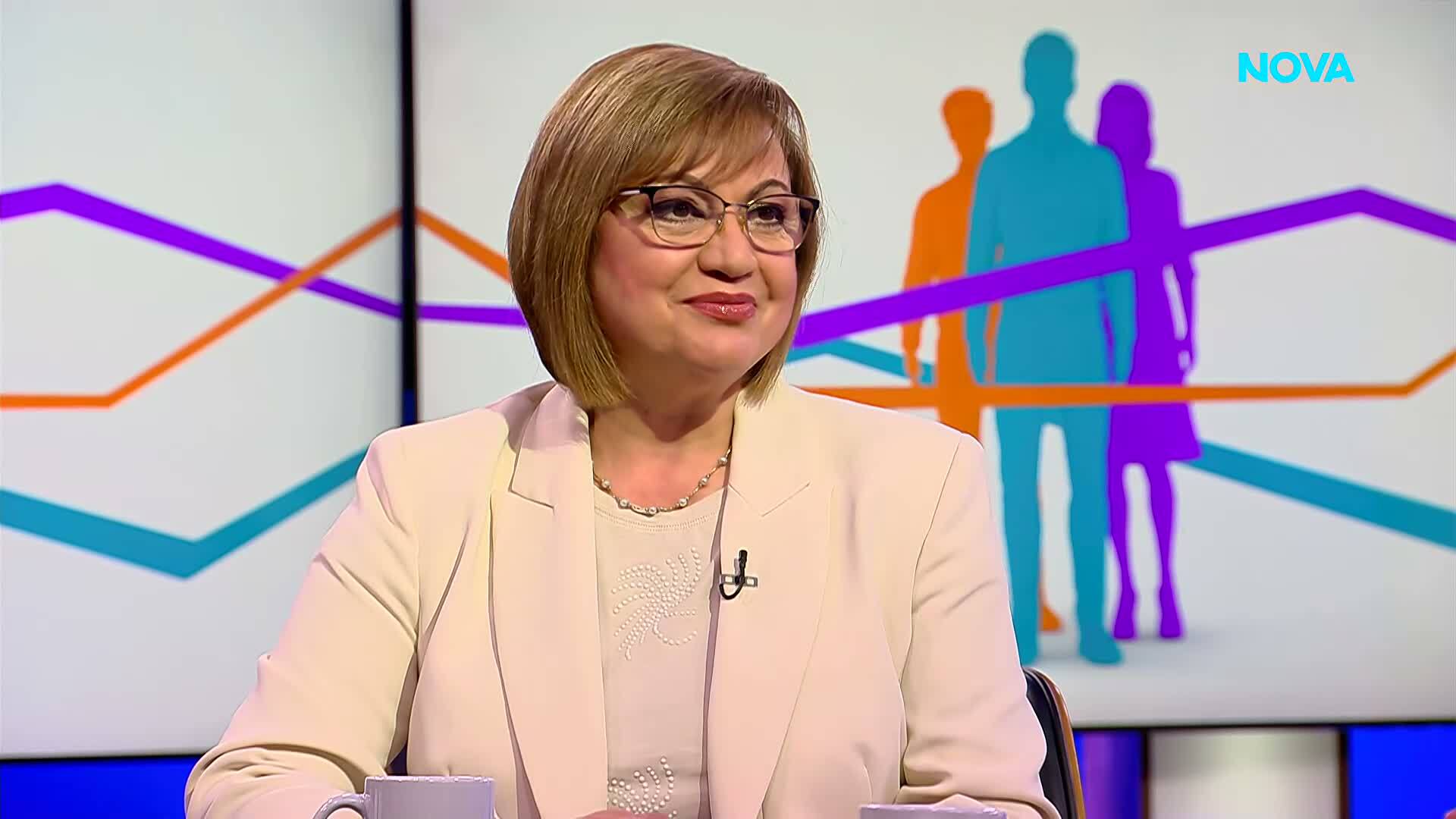 Нинова: Мерките на кабинета срещу кризата са недостатъчни и закъснели
