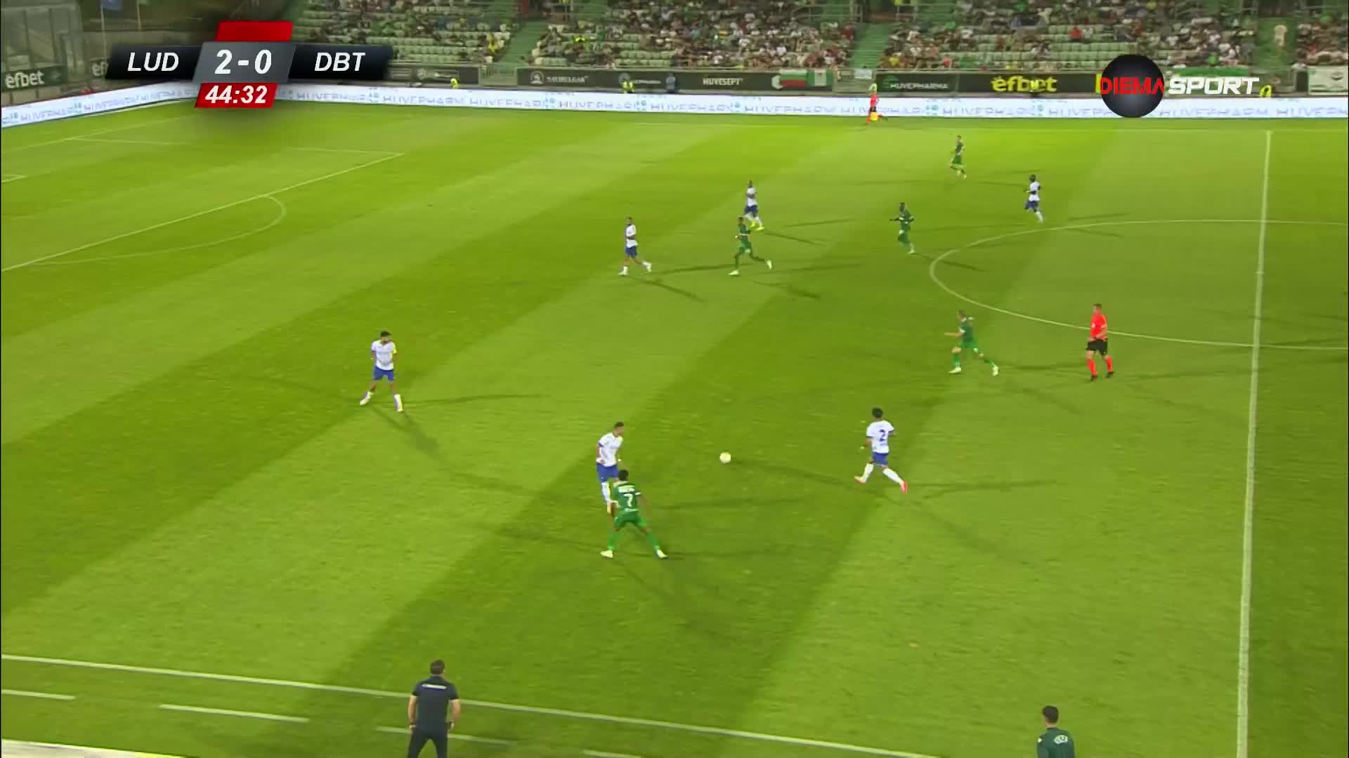 Лудогорец - Динамо Батуми 2:0 /първо полувреме/
