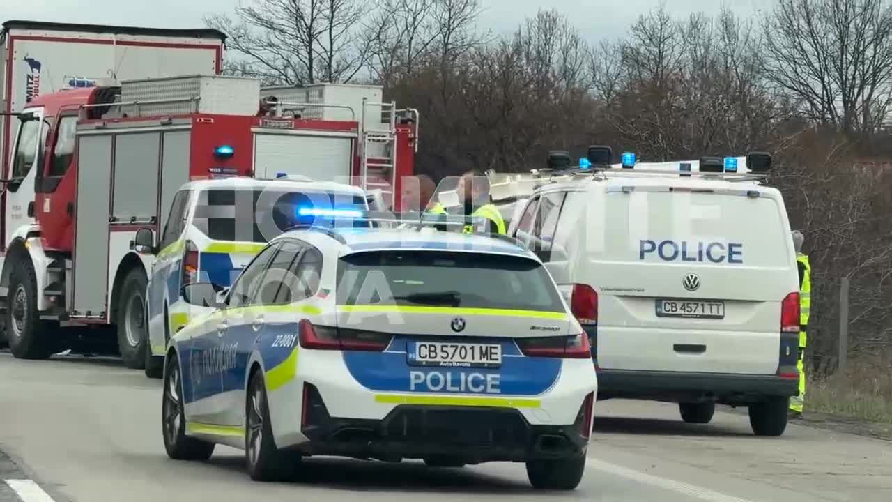 Тежка катастрофа блокира „Тракия“, има жертва