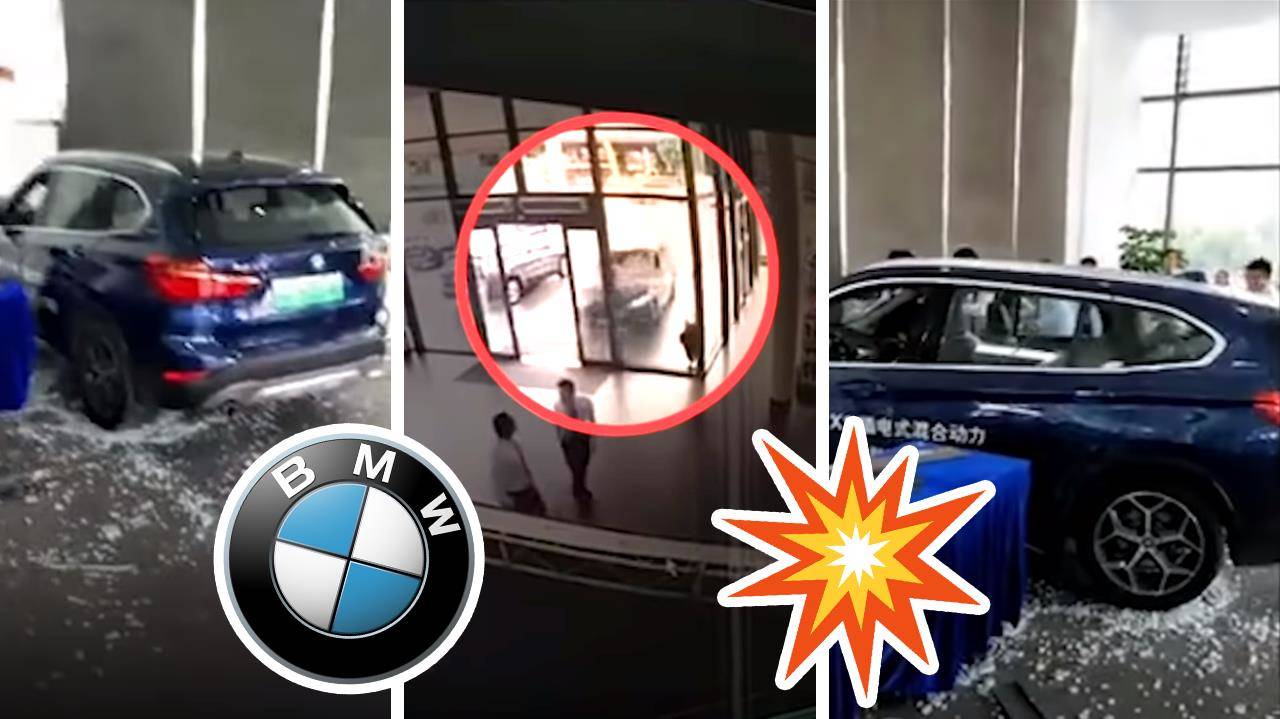 Жена разби чистак ново BMW и то в офиса на